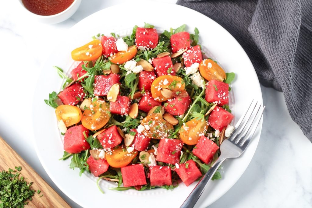 Watermelon Tomato Salad