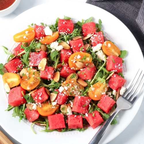 Watermelon Tomato Salad
