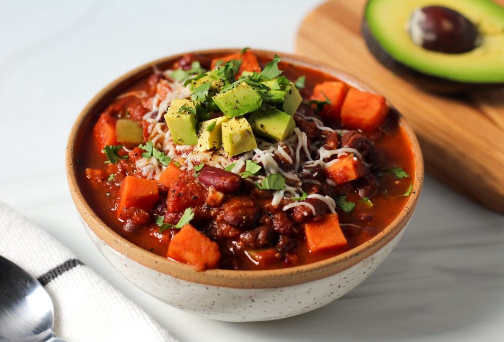 Sweet Potato Black Bean Chili