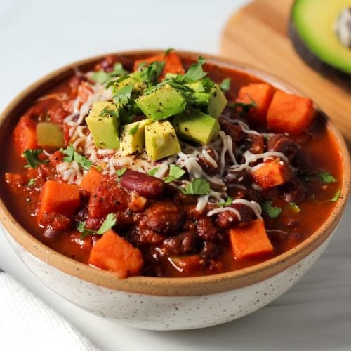 Sweet Potato Black Bean Chili