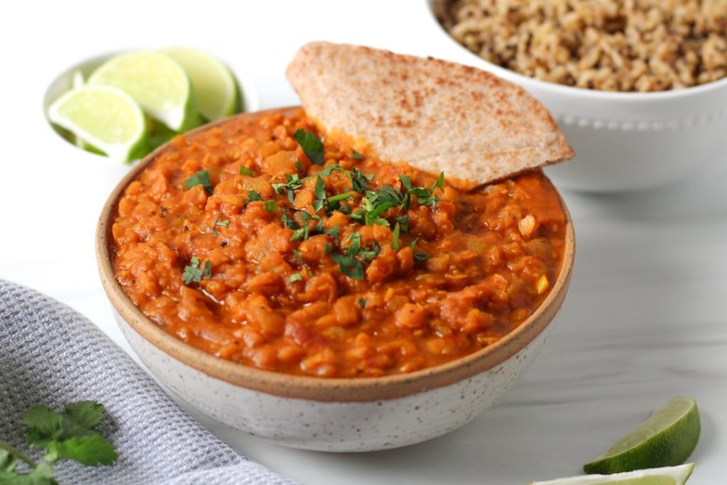 Creamy Lentil Curry - Stovetop