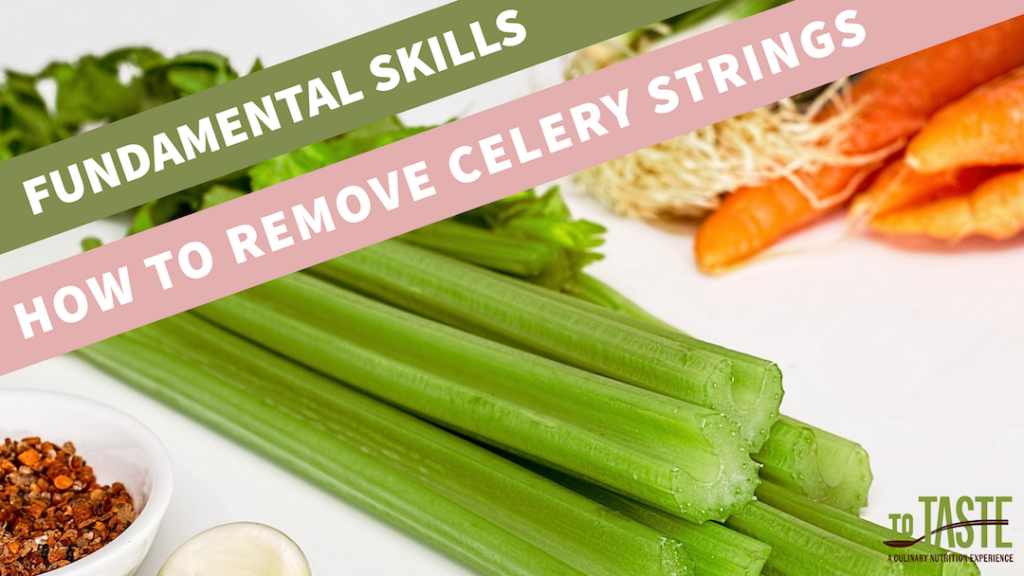 how to remove celery strings