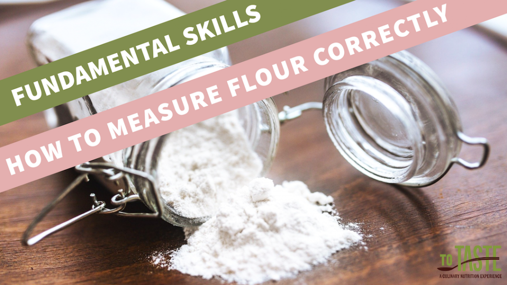 how to measure flour correctly