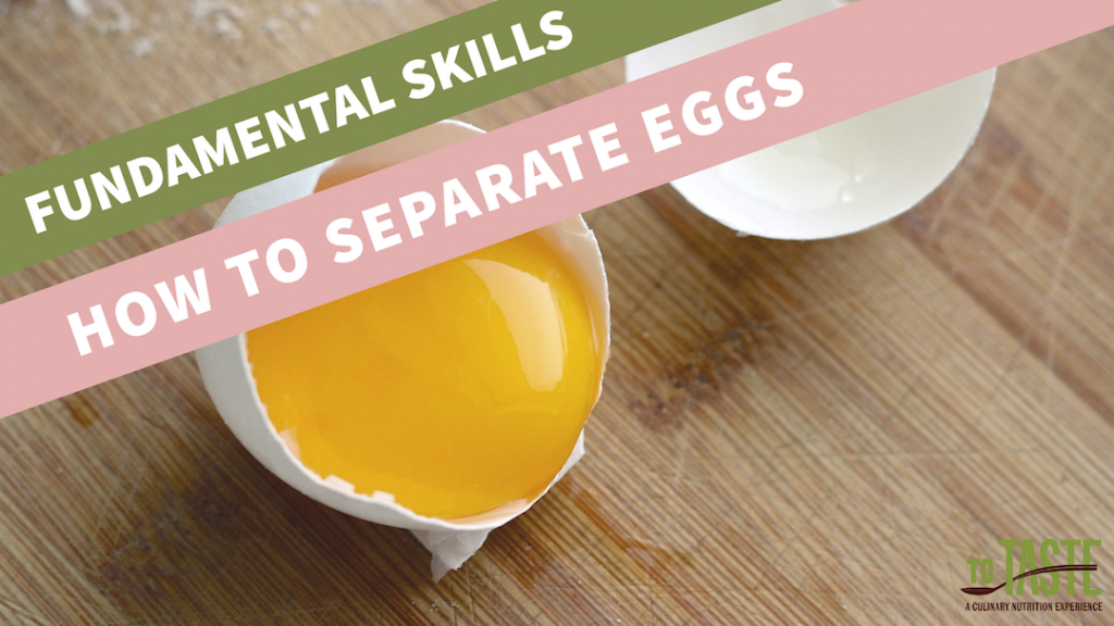how to separate eggs