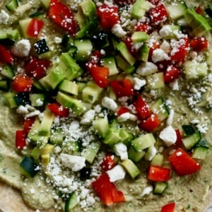 hummus veggie wrap (hummus pinwheels)