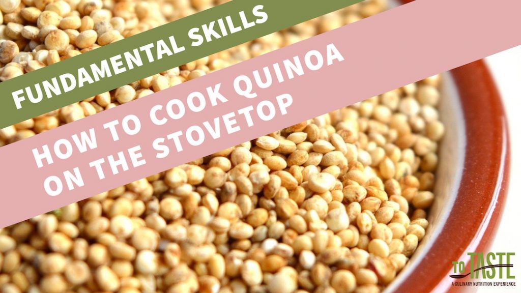fundamental skills - QUINOA