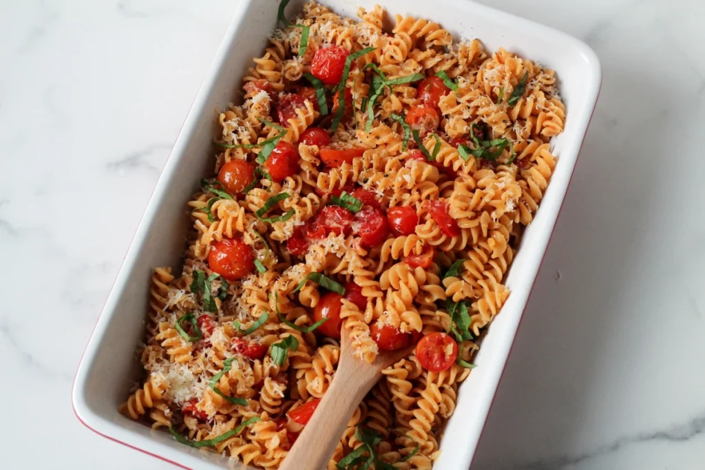 Cherry tomato basil pasta