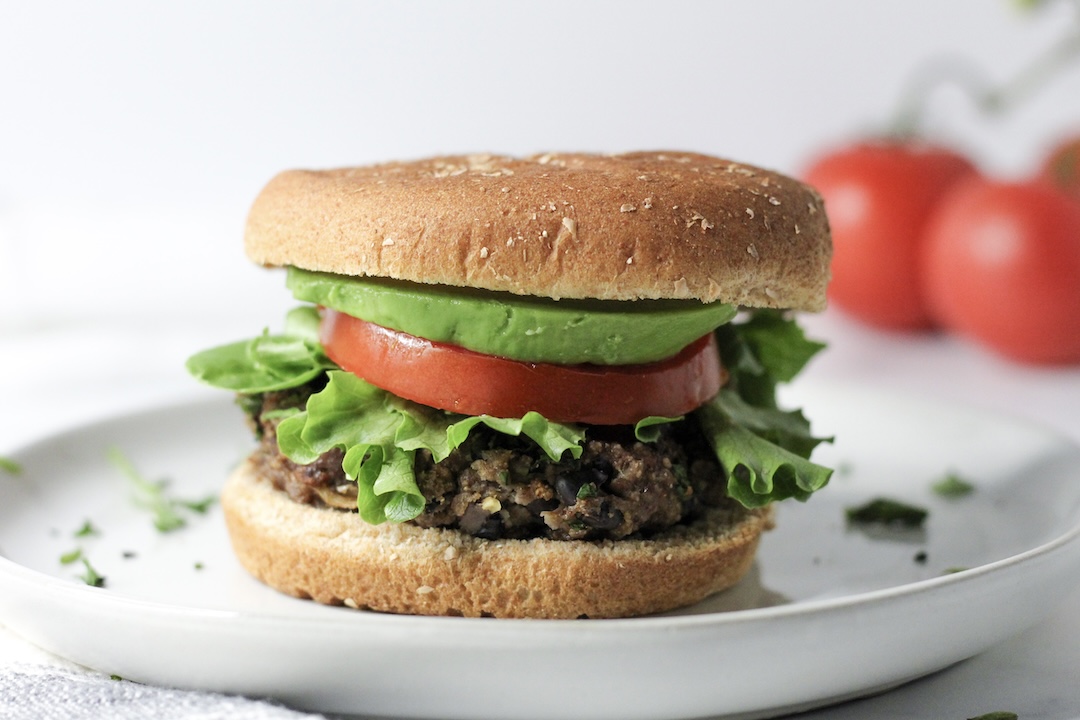 Chipotle Burgers with Black Beans