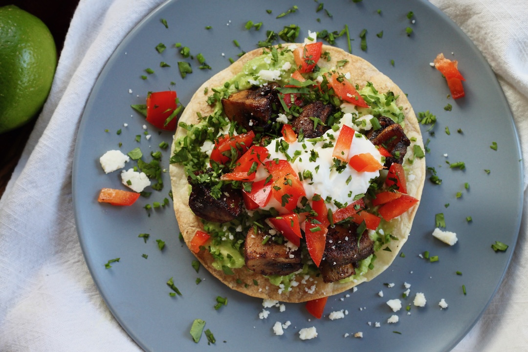 Roasted Mushroom Tostadas