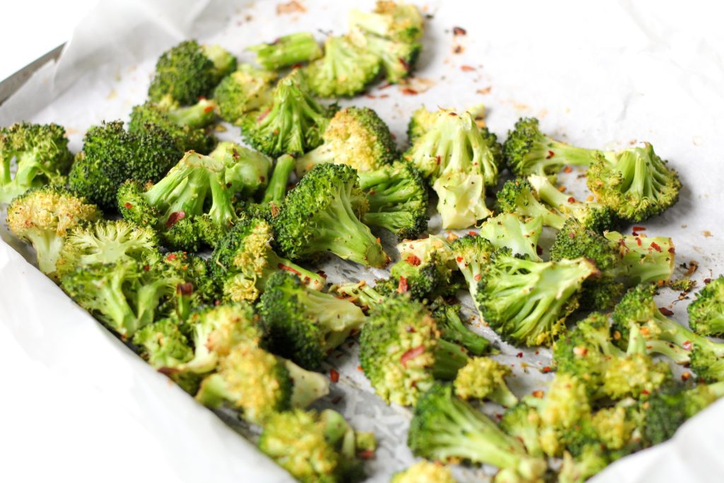 spicy roasted broccoli