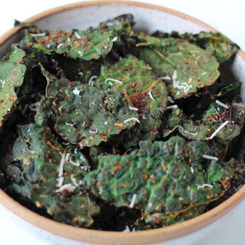 kale chips cheesy