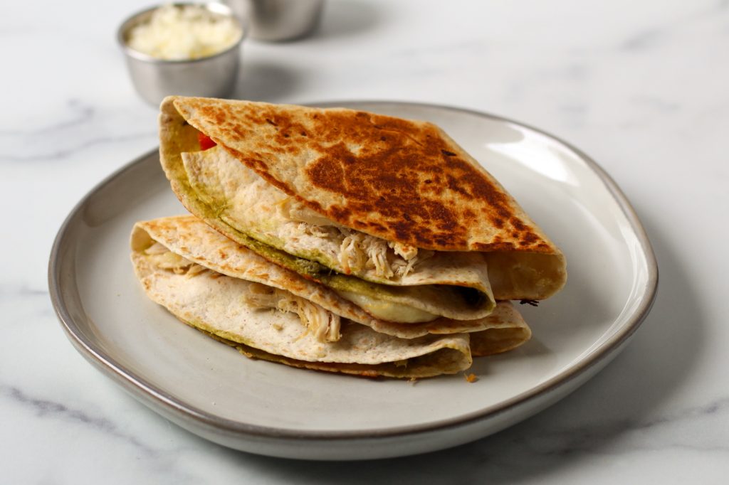 chicken pesto wrap