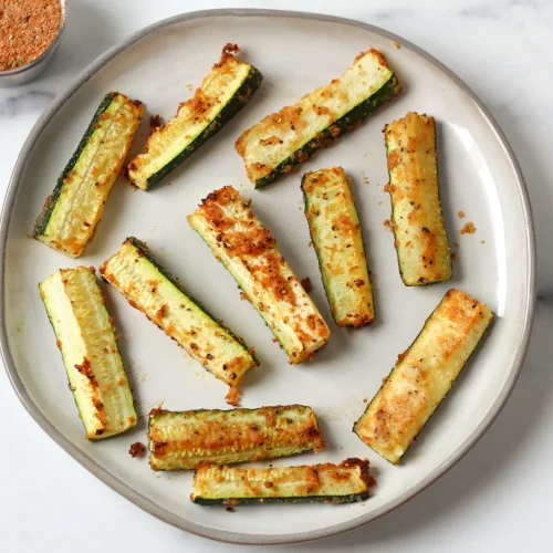 Roasted Zucchini Spears with Peri Peri Spice