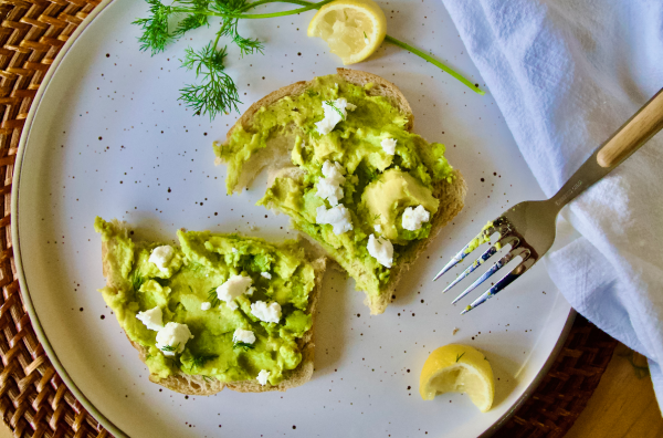 Avocado Toast with Goat Cheese