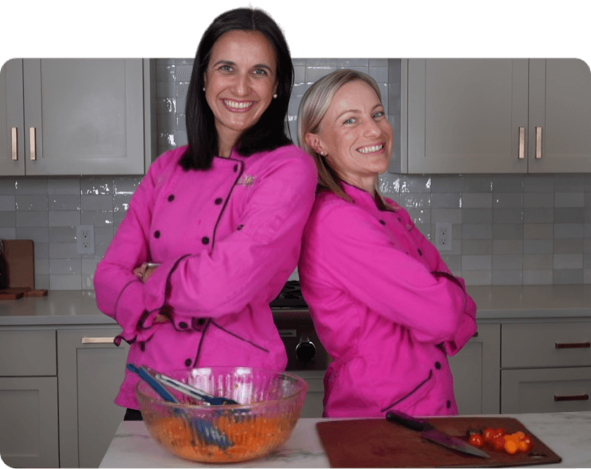 Lindsey and Vahista chefs