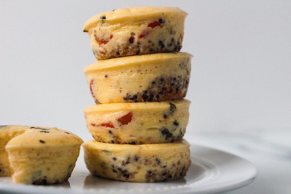Mediterranean Quinoa Egg Bites
