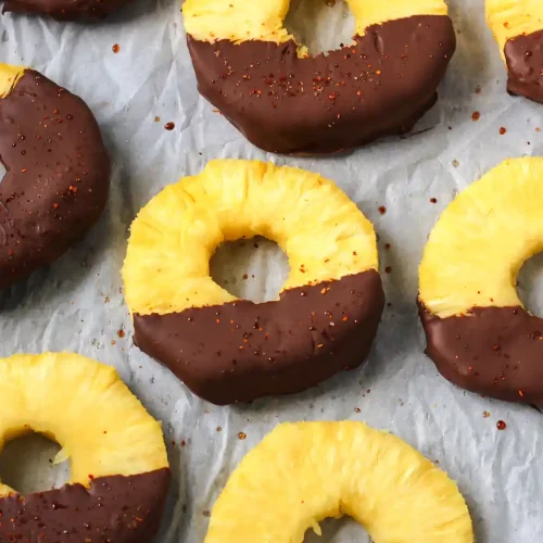 Chocolate Dipped Pineapple
