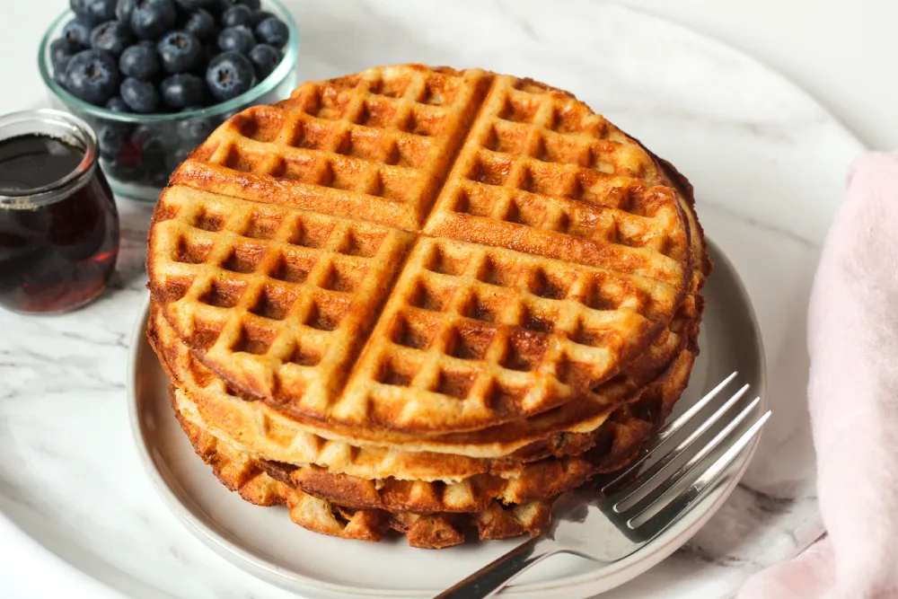 Healthier Overnight Yeast Waffles Base Recipe