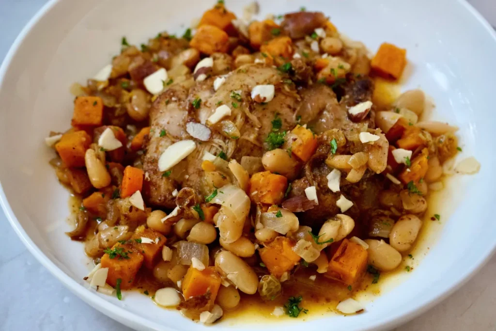 Sweet Potato Chicken Tagine