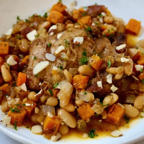 Sweet Potato Chicken Tagine