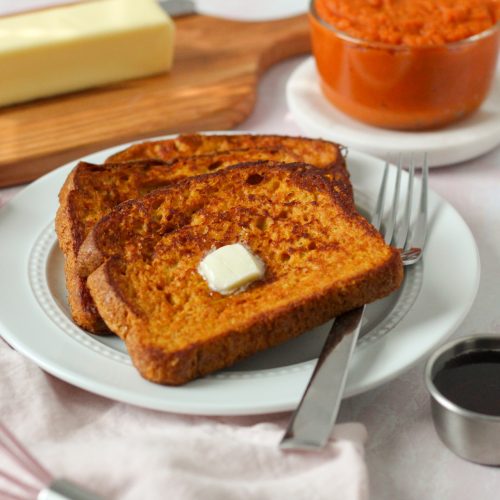 Pumpkin French Toast with Whole Grain Bread